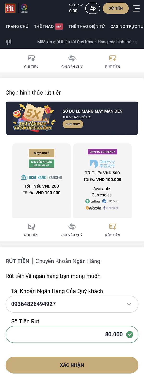 M88 không rút được tiền M88 không rút được tiền